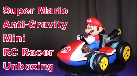 Super Mario Kart Anti Gravity Mini Rc Racer Unboxing Youtube