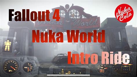 Fallout 4 Nuka World Monorail Ride Youtube