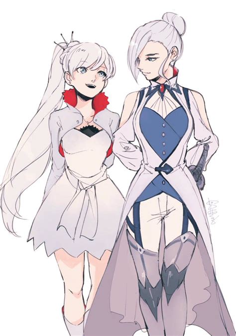 Winter And Weiss Schnee Weiss X Winter Schneecest Manga Anime Rwby Anime Anime Art Rwby