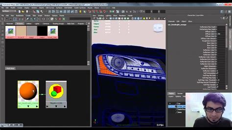 V Ray Exterior Car Lighting Series Maya 013 HeadLightMaterial YouTube
