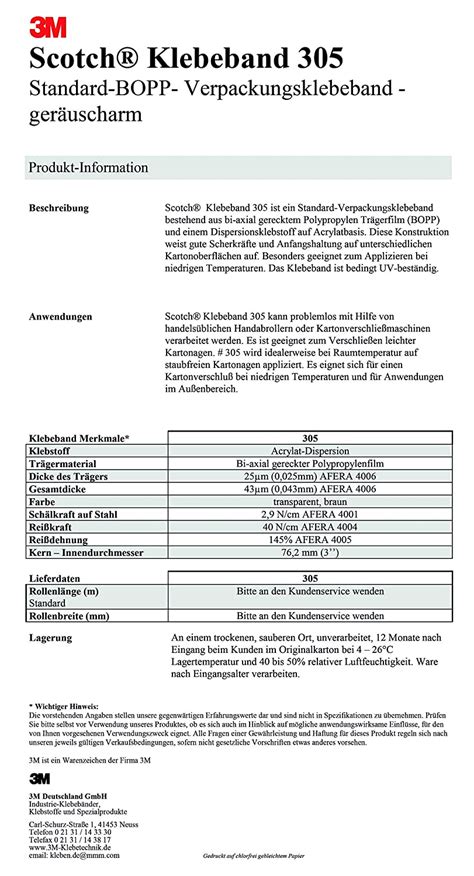 M Scotch Paketklebeband Pp Ger Uscharm Abrollend Zum Verpacken