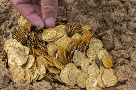 Priceless Trove Of Ancient Gold Coins Discovered Off Coast Of Israel