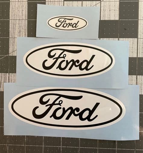 Ford Emblem Overlay Front Back And Steering Wheel F 150 Etsy