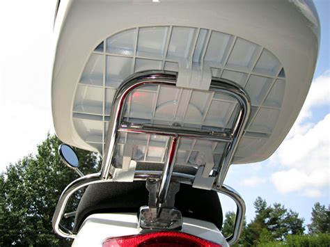 Modern Vespa Vespa Lx Rear Rack And Top Box Installation