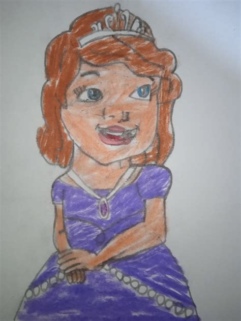 My Drawing Of Sofia The First Fandom