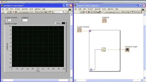 Sine Wave Graph In Labview Mp Youtube