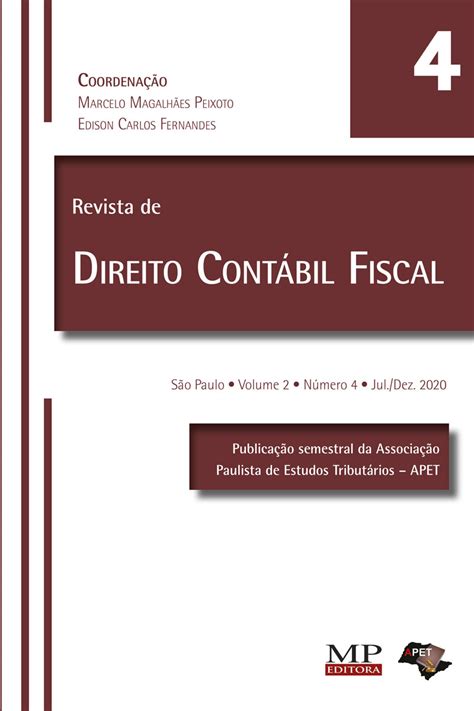 Edi Es Anteriores Revista De Direito Cont Bil Fiscal