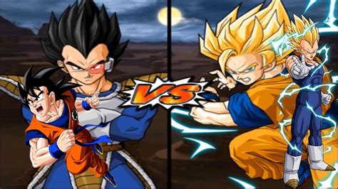 Dbz Budokai Tenkaichi Vegeta Scouter And Goku Early Vs Goku