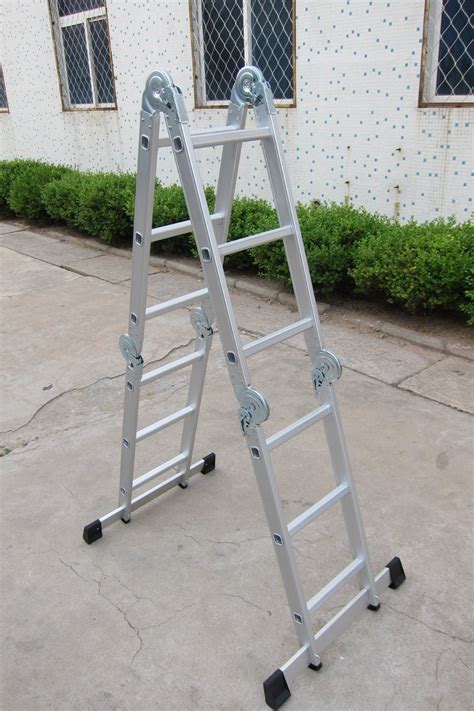 43 Steps Extension Aluminium Multi Purpose Ladder With En131 Test