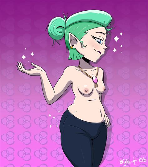 Rule 34 Blightstar Disney Green Hair Imminent Sex Inviting To Sex Milf Odalia Blight Solo