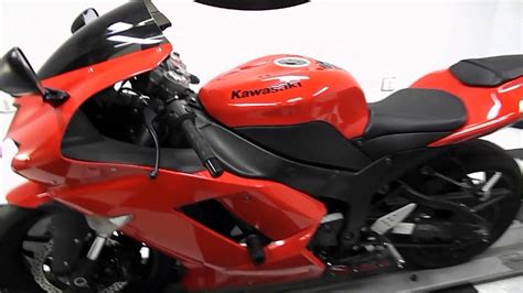 2007 Kawasaki ZX6R Red Used Motorcycle For Sale Eden Prairie MN