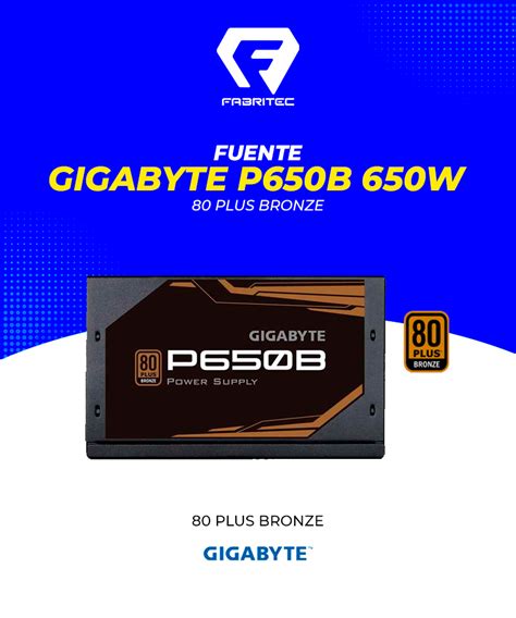 Fuente Gigabyte P B Gp P B W Plus Bronze Corporacion