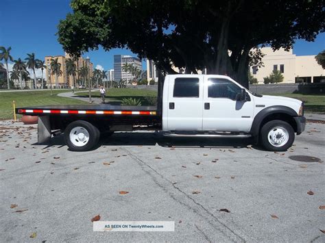 2007 Ford F550 Crewcab Flatbed Superduty Diesel Florida