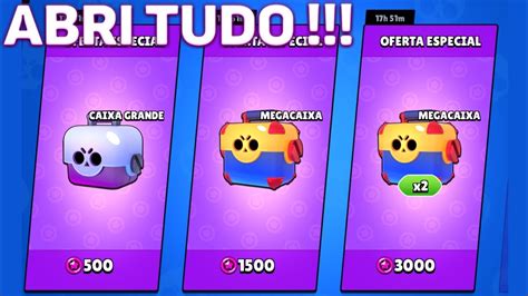 Abertura De Caixas Brawl Stars Youtube