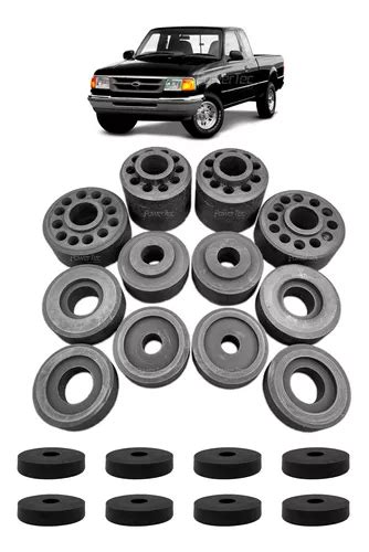 Kit Coxim Cabine E Kit Calço Carroceria Ford Ranger 93 97