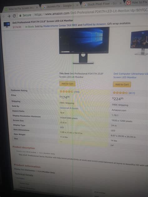 kindle dead pixel line 7