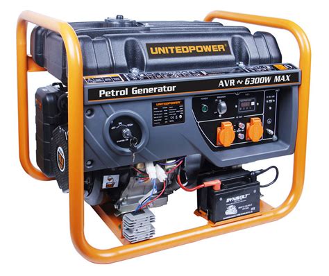 United Power 6kw 7kw 8kw Portable Gasoline Generator With Wheel Kit