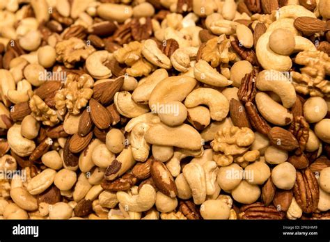 Varias Nueces Sin Tratar Mezcla De Nuez De Anacardo De Almendra De