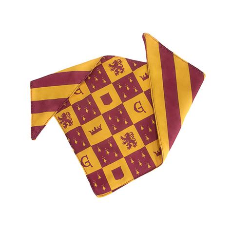 Bandana para Cachorros e Gatos Harry Potter Grifinória Bichinho