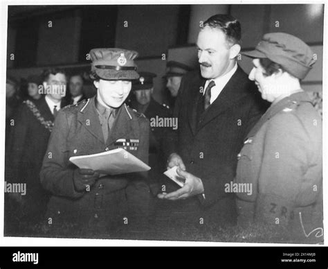 Women At War The Princess Royal Receives A Brochure At The Exhibition