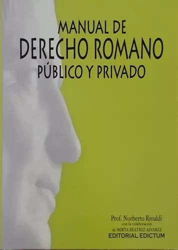 Manual De Derecho Romano Publico Y Privado 2020 Rinaldi Cuotas