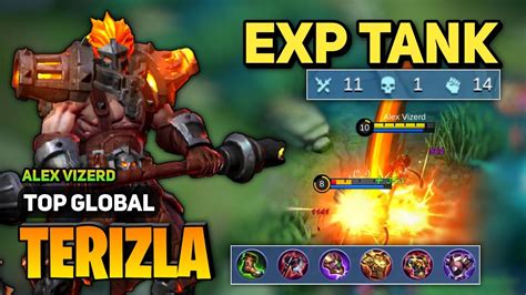 Tank Terizla Best Build Top Global Terizla Gameplay By Alex