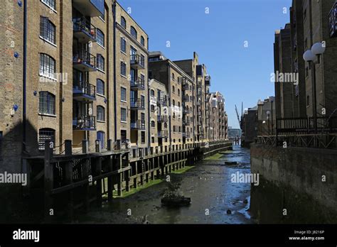 St Georges Wharf A Victorian Dock Off The River Thames In Bermondsey