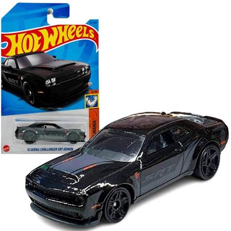 Carrinho Hot Wheels Dodge Challenger SRT Demon HKK Mattel Carrinho De Brinquedo