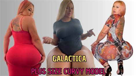 Galactica Plus Size Fashion Model Lifestyle Curvy Instagram Influencer