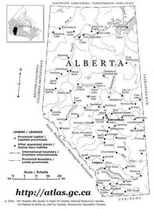 Alberta Reference Map