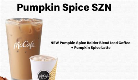 McDonald S Pours New Pumpkin Spice Bolder Blend Iced Coffee In Select