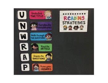 Unwrap Reading Strategy Posters Reading Strategies Posters Reading