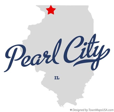 Map of Pearl City, IL, Illinois