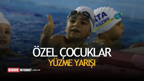 Özel Çocuklar İçin Yüzme Yarışı Tekirdağ da Düzenlendi Spor