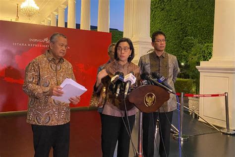 Rupiah Jeblok Ke Rp Jokowi Panggil Sri Mulyani Cs Ke Istana