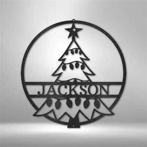 The Holiday Aisle® Personalized Christmas Tree Monogram Wall Décor