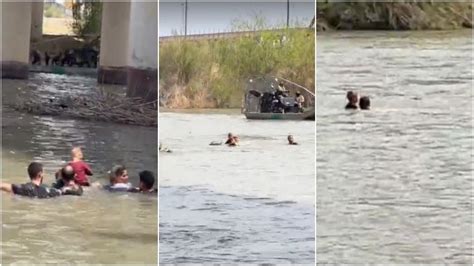 Una Familia Cubana Con Un Ni O A Punto De Morir Tratando De Cruzar El