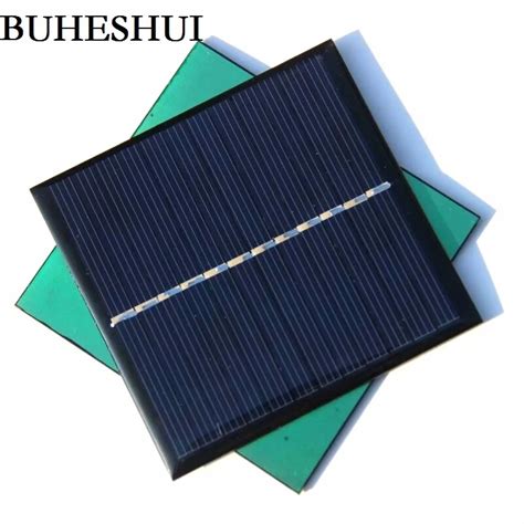 BUHESHUI 1 W 6 V Mini Celular Policristalino Solar Painel Solar Module