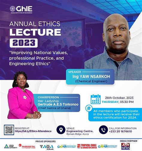 Ghana Institution Of Engineering On Linkedin The Annual Ethics Lecture