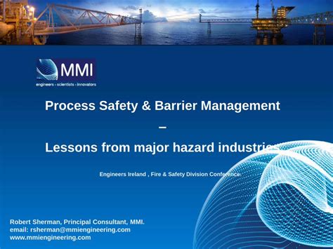 Pdf Process Safety And Barrier Management Lessons From · Pdf