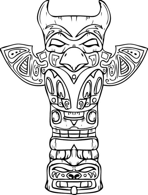 Printable Totem Pole Animals