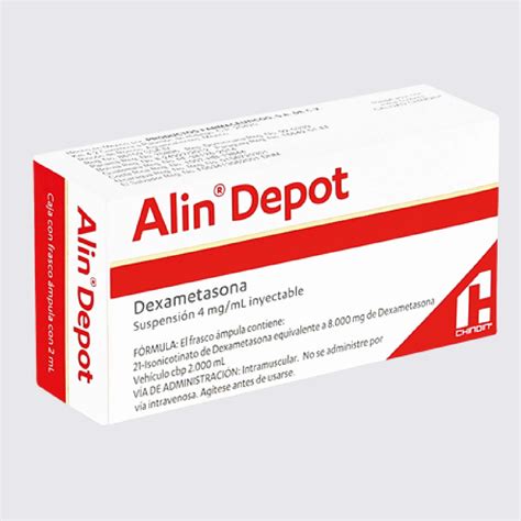 Alin Depot Dexametasona Mg Ml Inyectable Antiinflamatorio Pharmamex