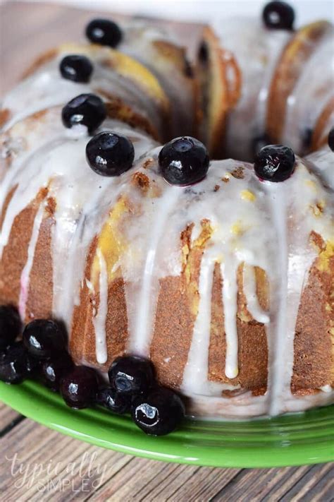 Lemon Blueberry Pound Cake A Delcious Summer Dessert Kenarry