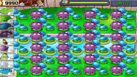 Plants Vs Zombies Winter Melon Gloom Shroom Vs All Zombies Last