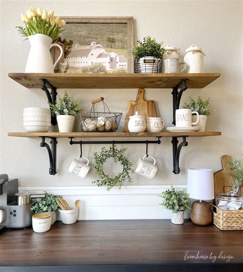 DIY Rustic Farmhouse Shelves Tutorial