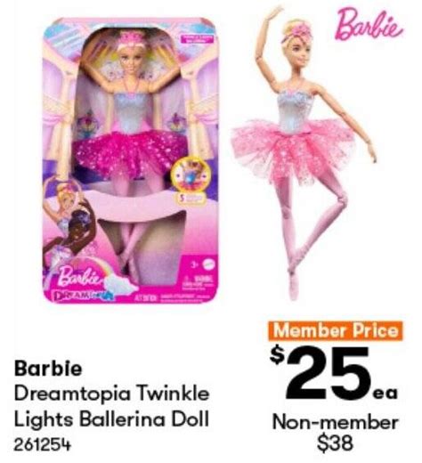 Barbie Dreamtopia Twinkle Lights Ballerina Doll Offer At Big W