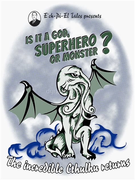 Cthulhu Sticker By Dynamitfrosch Redbubble