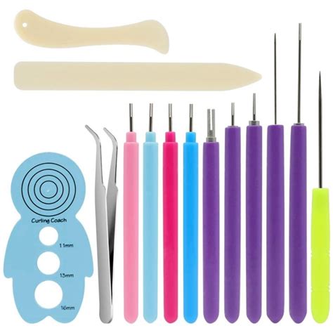 Hrda Pieces Paper Quilling Tools Slotted Kit Assorted Sizes