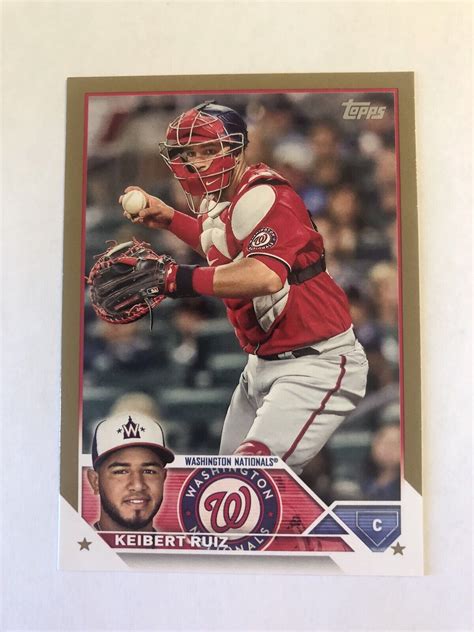 Mavin Keibert Ruiz Topps Series Gold Parallel Washington