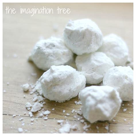 Snow Dough Recipe For Winter Sensory Play The Imagination Tree